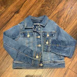Girls cat and jack denim jacket s(6/6x)
